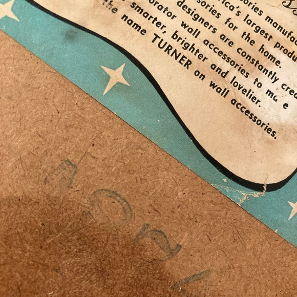 Vintage MCM Turner hand painted wall accessories 1974 - Picture 11 of 13